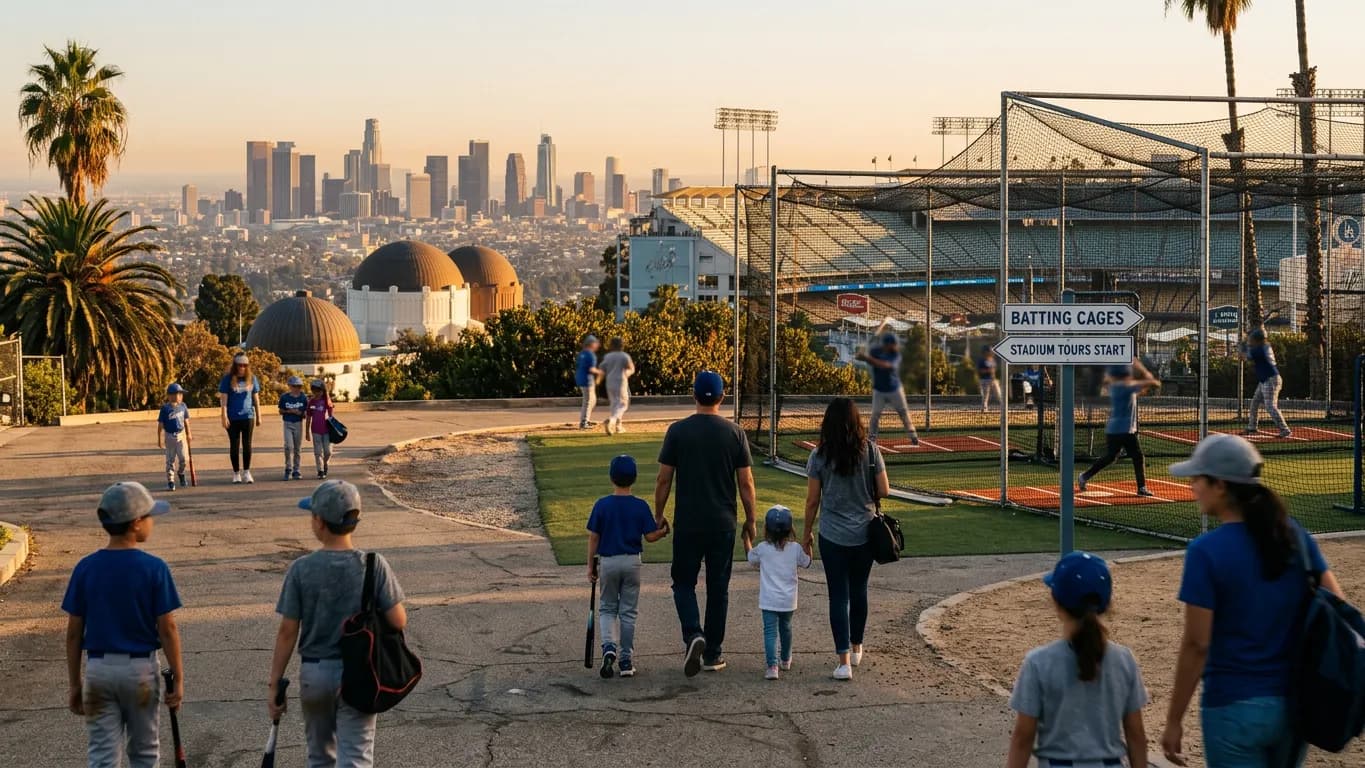 Tracking the LLWS Schedule? Plan a Los Angeles Family Baseball Day