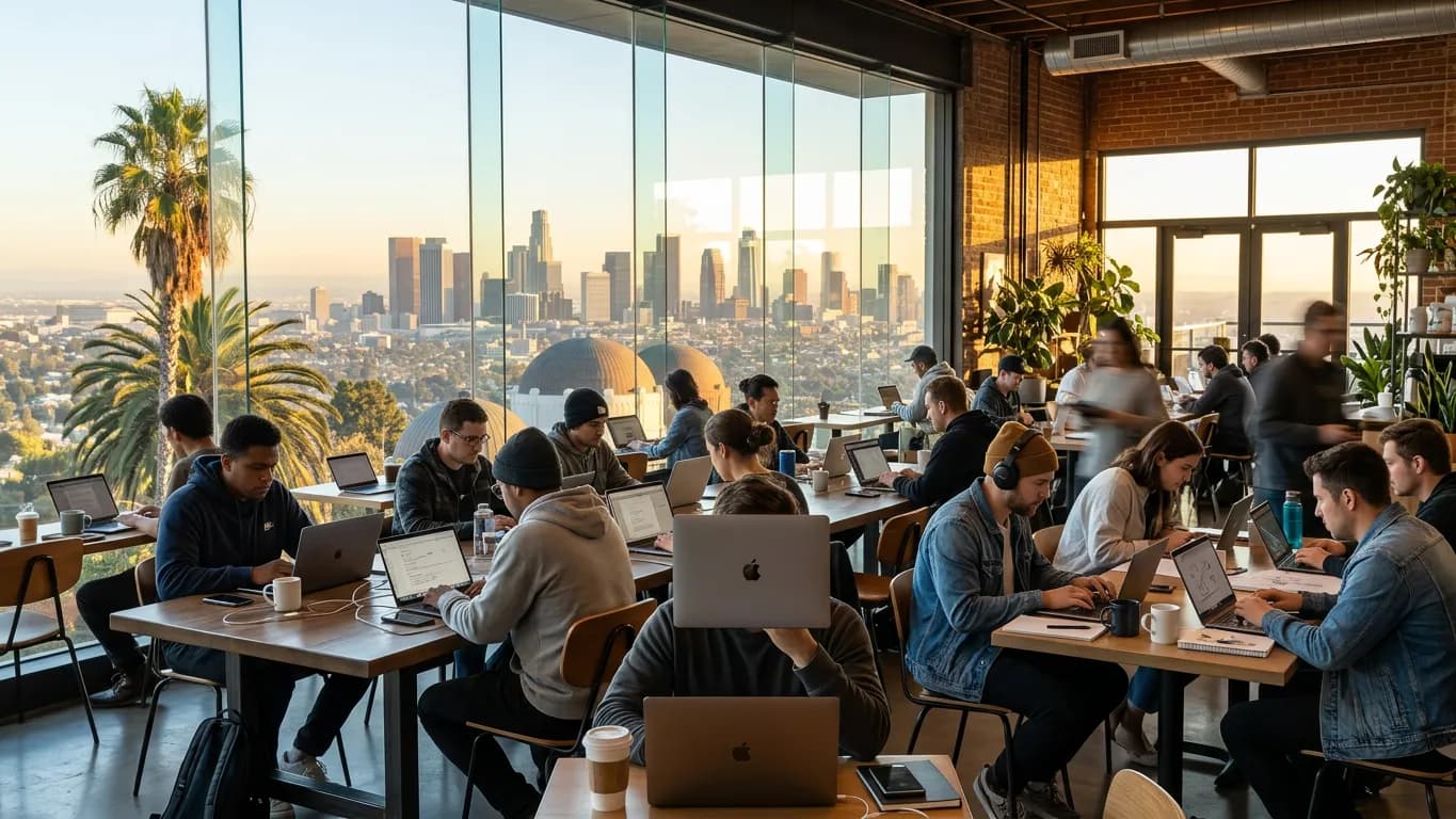 Where LA's Crypto Crowd Tracks Bitcoin Price: Best Laptop Cafés