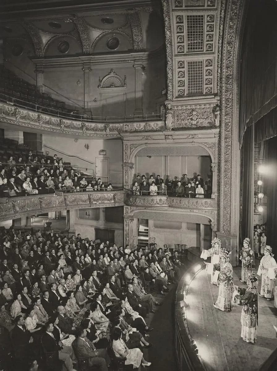 bensonhurst's cantonese opera theater when weekend matinees draw multigenerational audiences