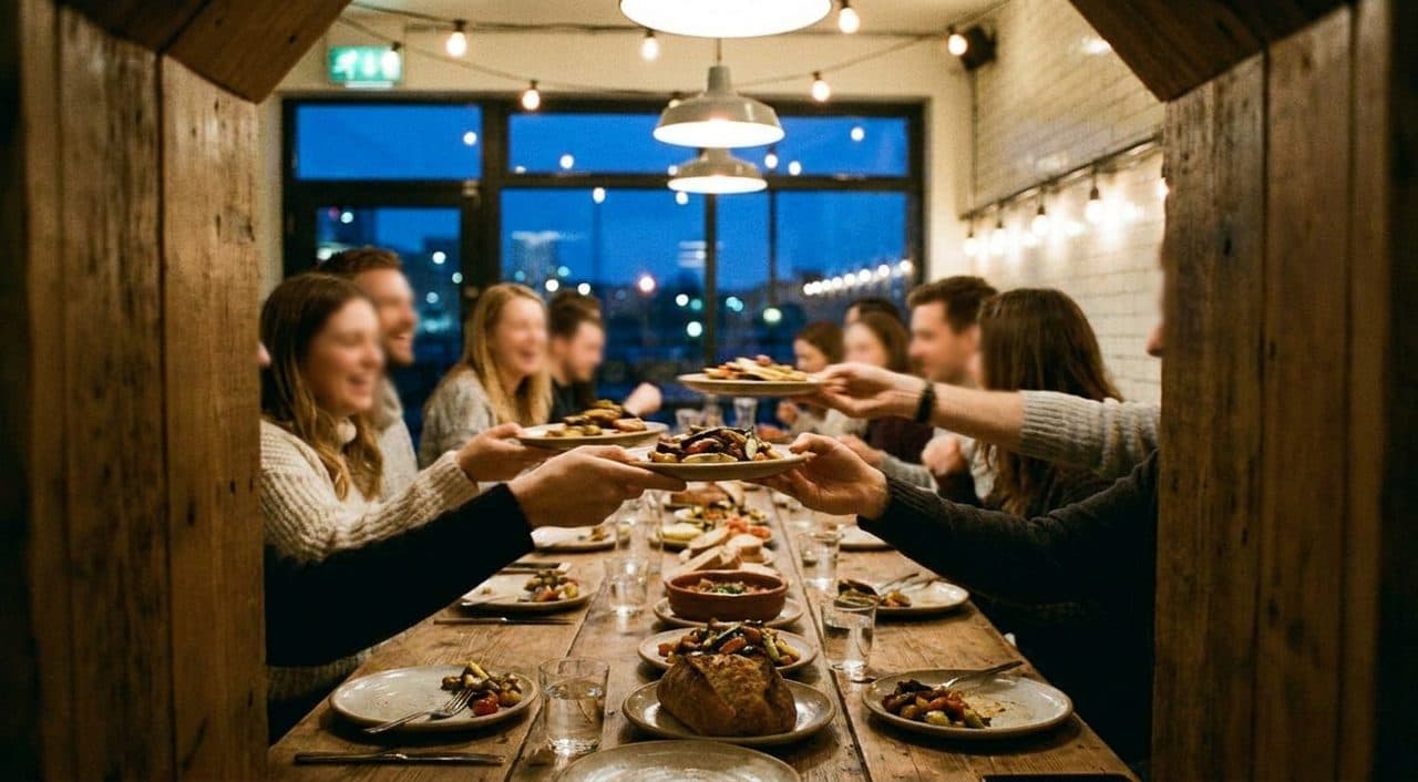 Love Island USA Dinner Tables for Group-Chat Recaps - scene