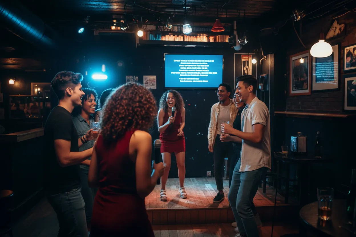 NYC experience scene for Lowlands in Gowanus for Karaoke After Dinner Without the LES Crush