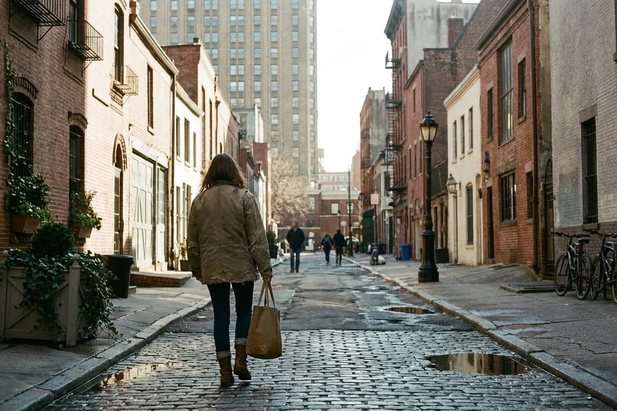 NYC experience scene for MacDougal Alley: The Locked-Down Mews Behind Washington Square