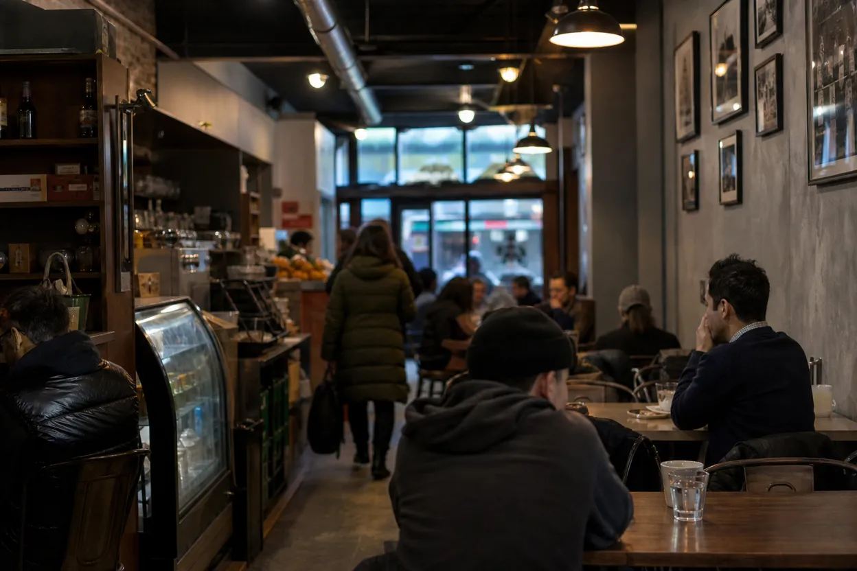 NYC experience scene for Makina Cafe in Sunnyside: Ethiopian-Eritrean Lunch Near the 7 Train