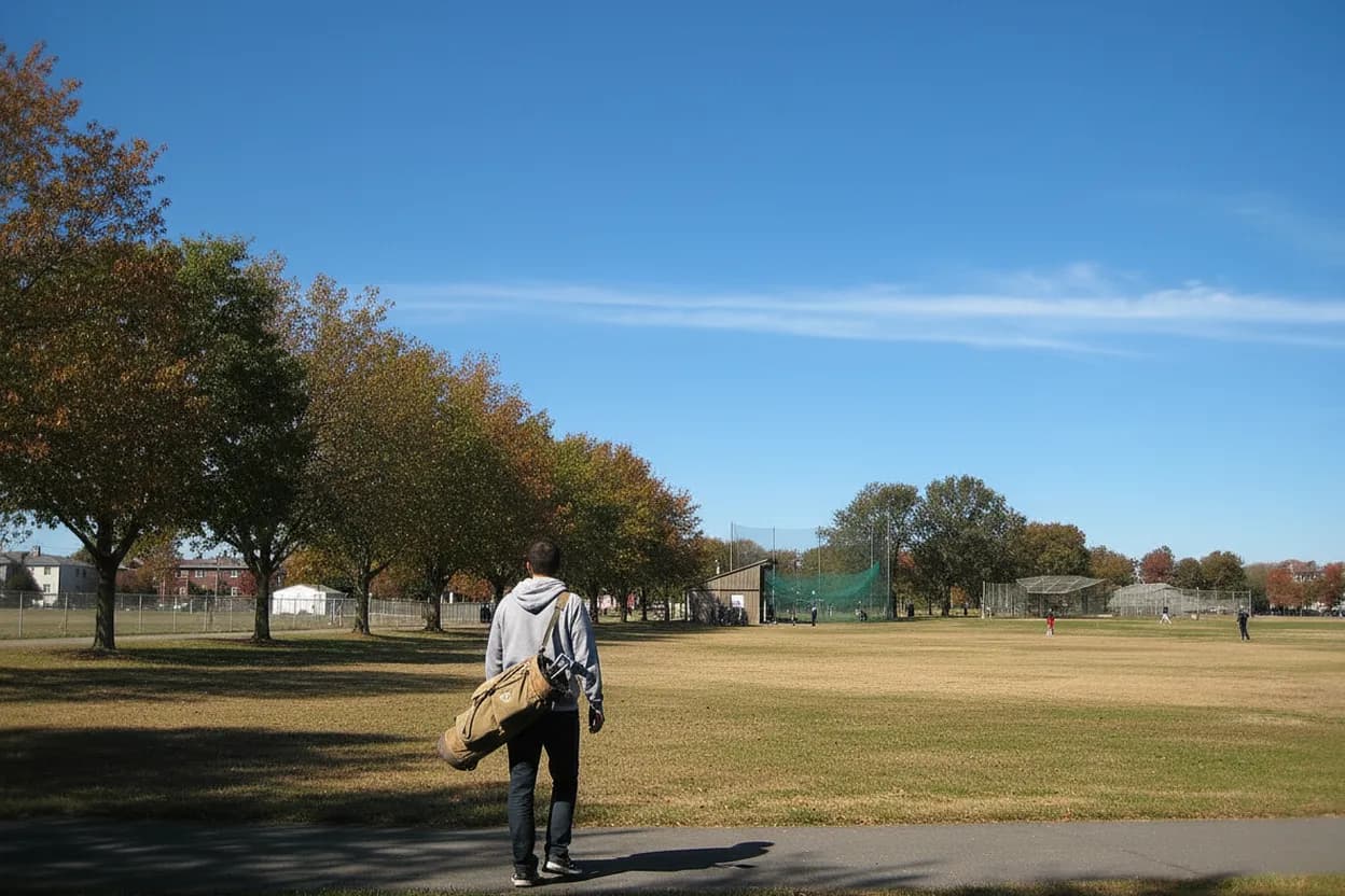 NYC experience scene for Marine Park Golf Center Range Night: A Low-Pressure Swing Plan for Friends Who Do Not Keep Score