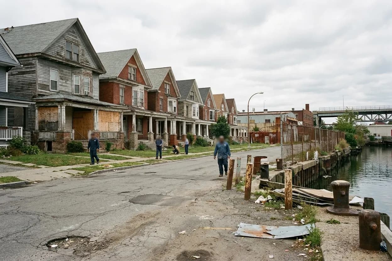 Cover scene for Maspeth Creek: The Industrial Queens Waterway With a Secreted-Off Urban Edge