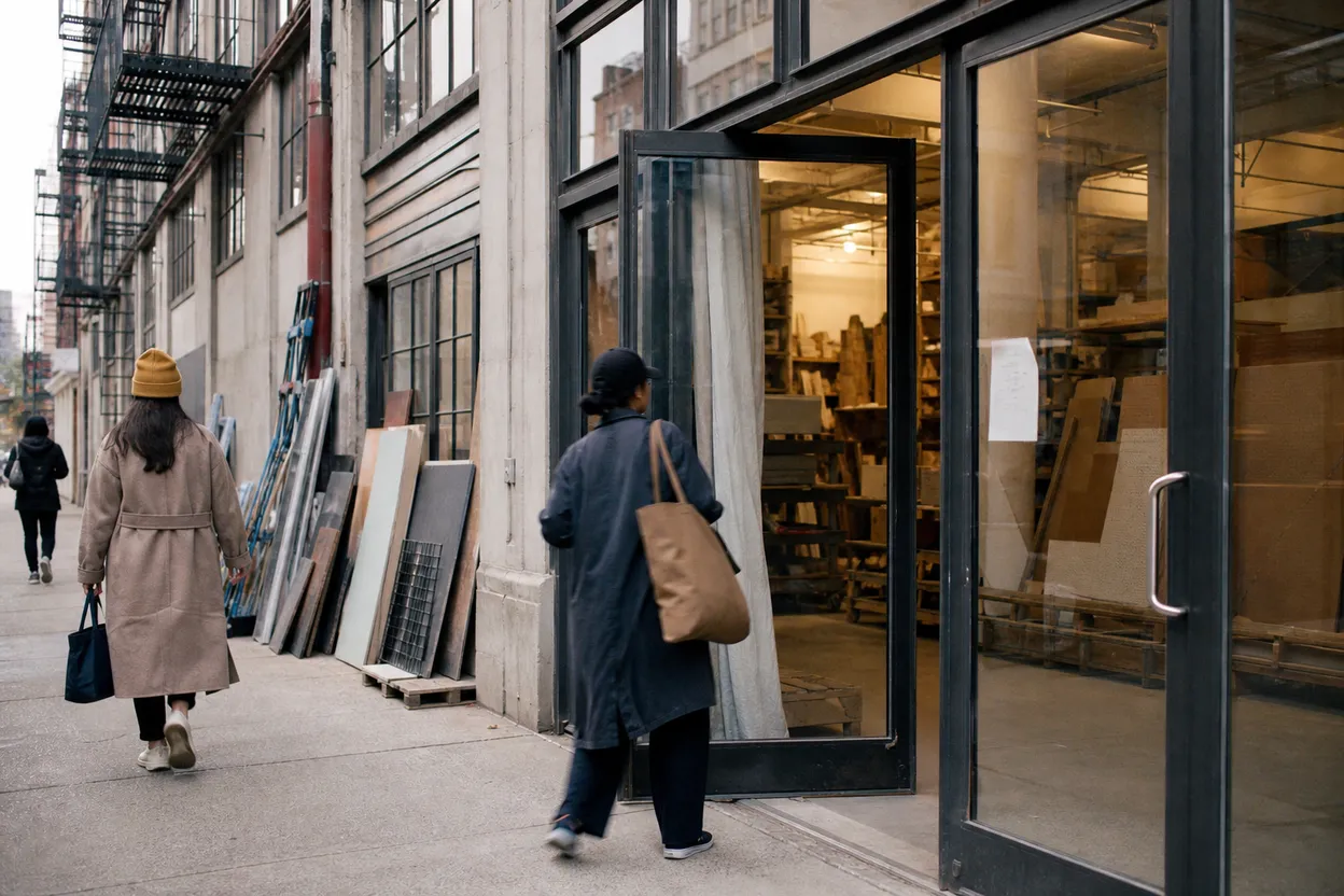 NYC experience scene for Materials for the Arts in Long Island City: A Classroom-Supply Rescue Run Before September