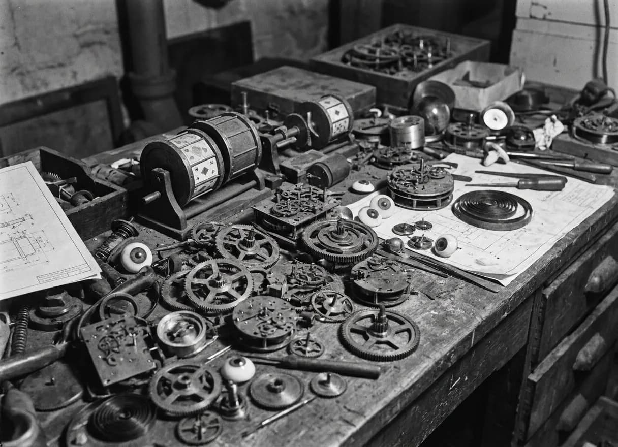 Mechanical Fortune-Telling Automaton Repair Shop in Chinatown