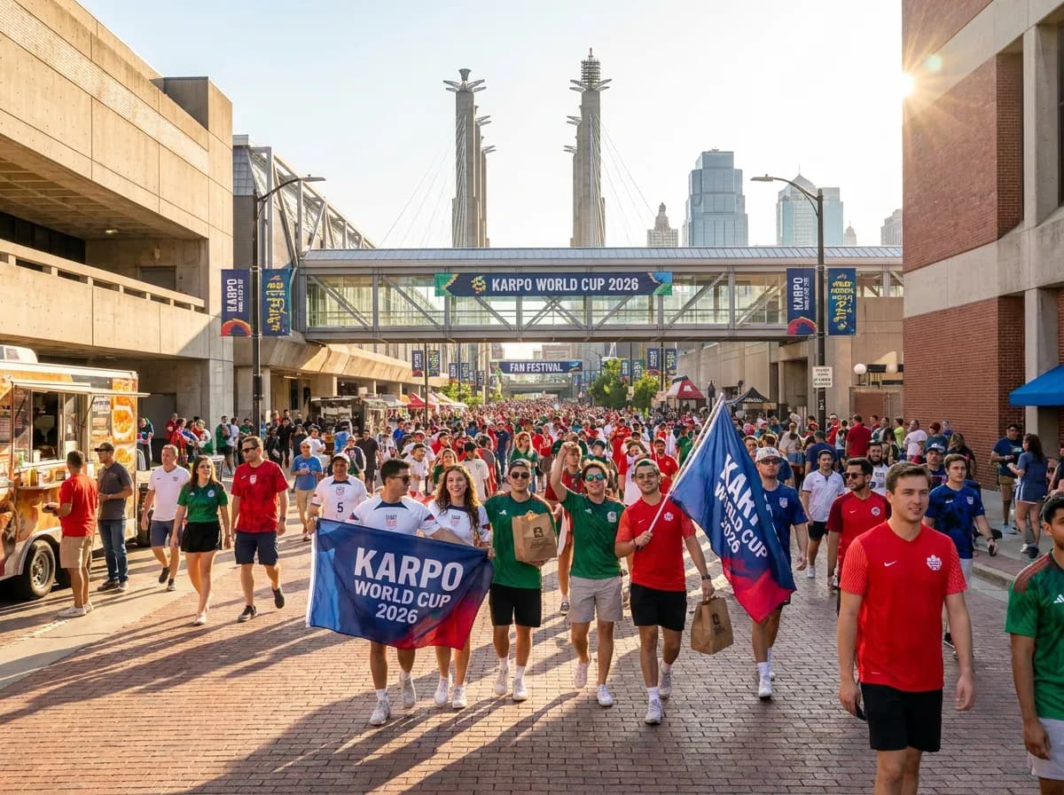 Public fan-route atmosphere in Kansas City after Argentina’s win over Algeria