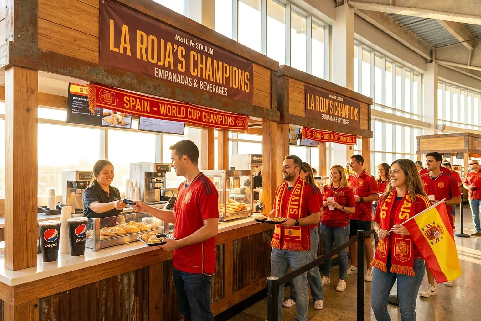 A bright practical scene for metlife stadium became the stage for spain’s second crown.