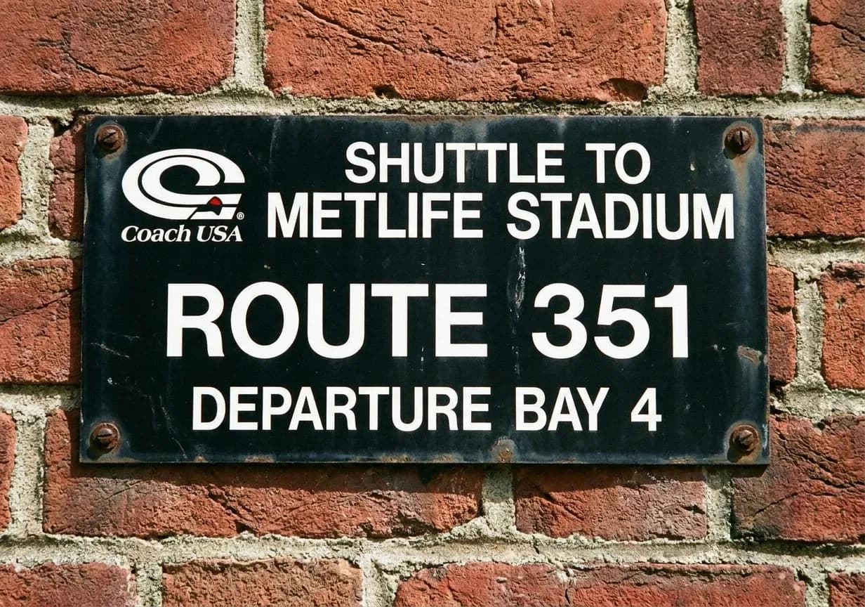 MetLife Stadium World Cup shuttle routes from Penn Station when match-day crowds converge