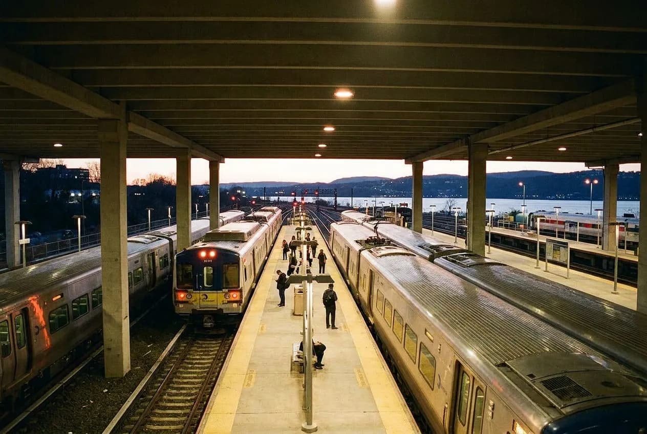Metro-North Harlem Line Croton-Harmon Turnaround and Platform Wait