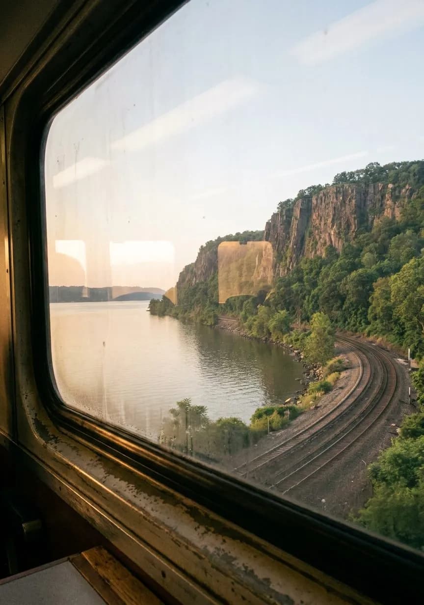 Metro-North Hudson Line Window Seats and River Views