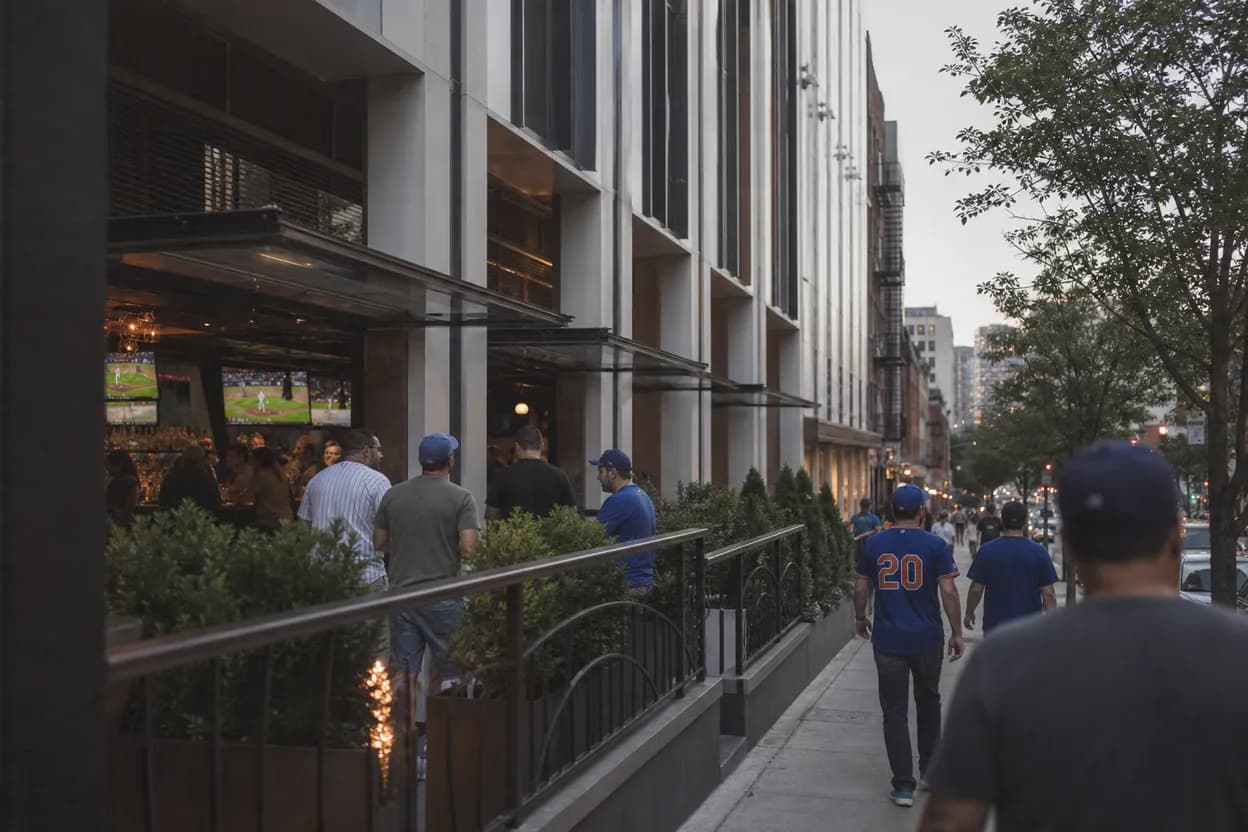 Cover scene for Mets Road Game at Katch Astoria: A Queens Patio Watch Plan for Casual Fans