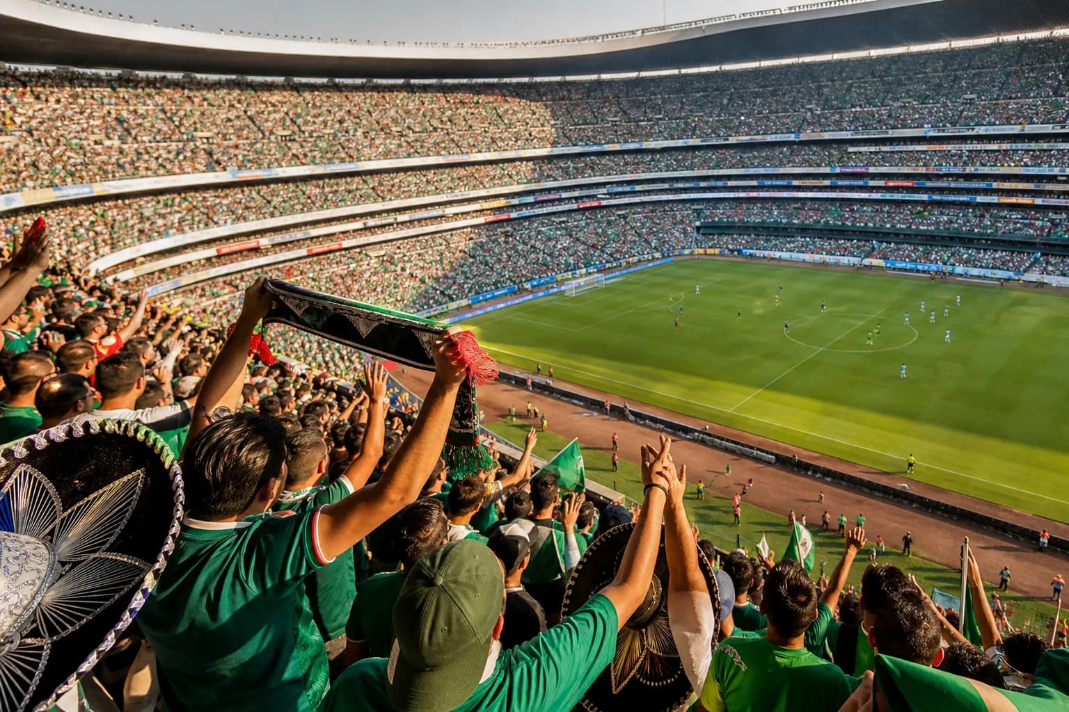 Mexico City World Cup match-day scene
