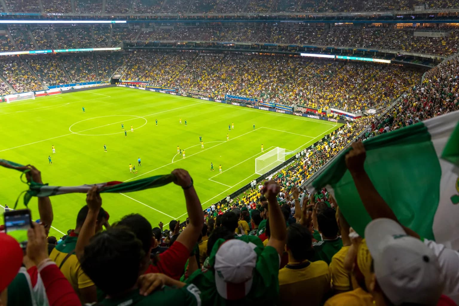 Houston World Cup match-day scene
