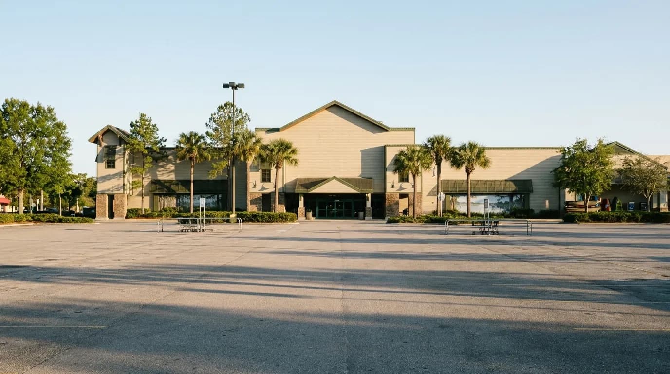 Shoppers pushing red Target carts through a brightly lit aisle stocked with notebooks and backpacks during Florida's back-to-school tax holiday.