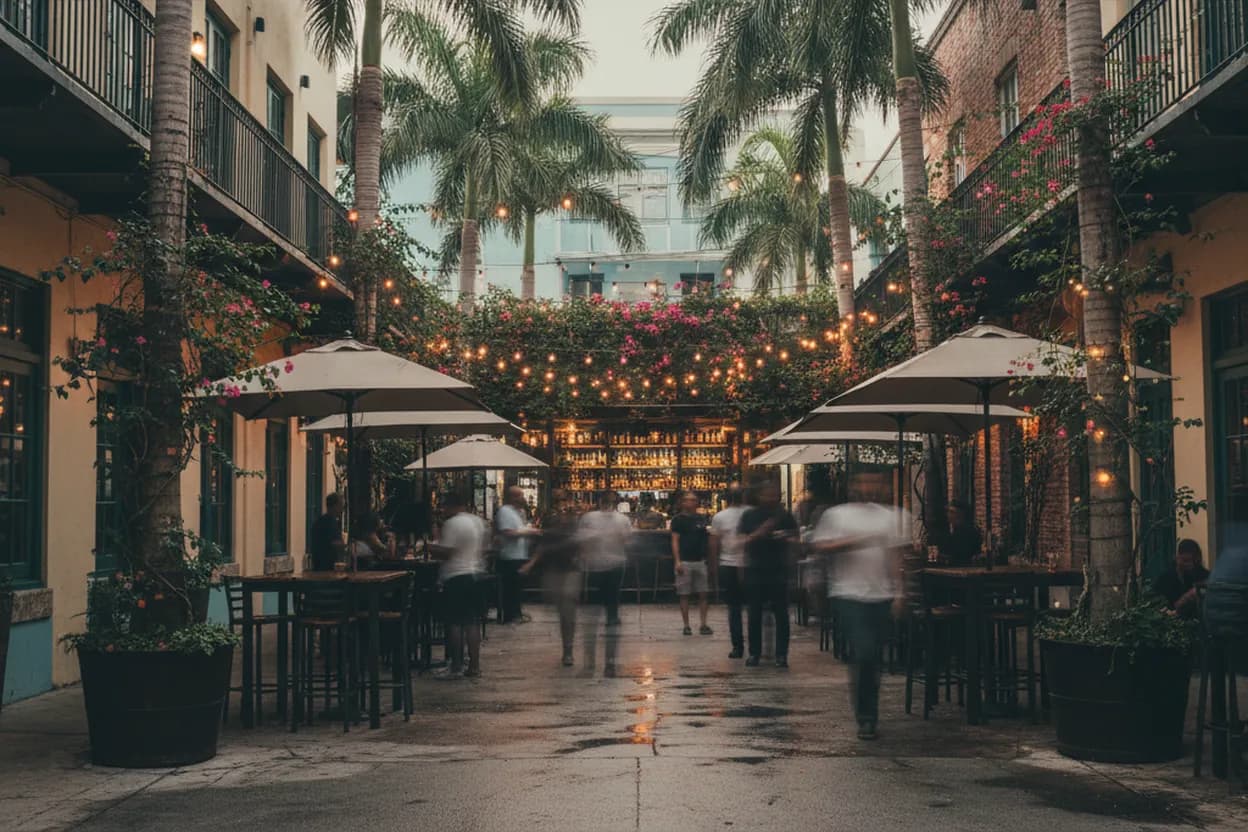 Miami experience scene for Miami Watch Party Venues for Beauty in Black Season 3