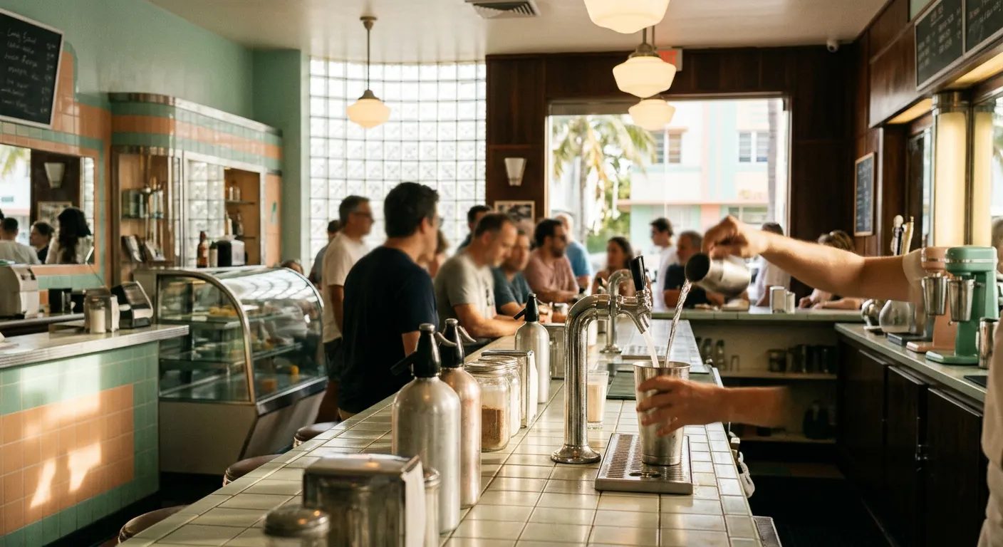 The Nostalgic Tang of Miami's Retro Soda Fountains