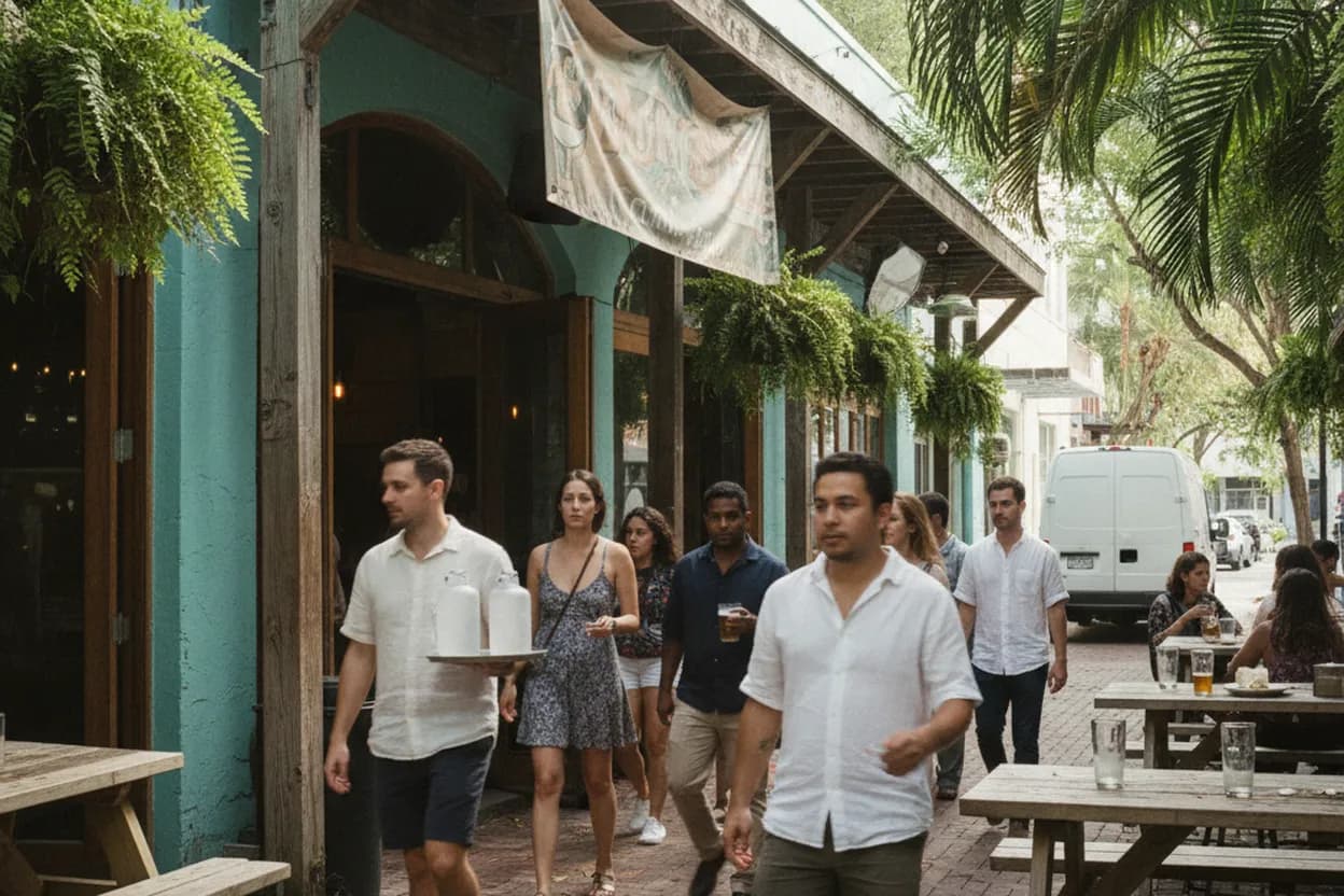 Miami experience scene for Miami Bars for Engaging Fantasy Television Discussion Nights Out