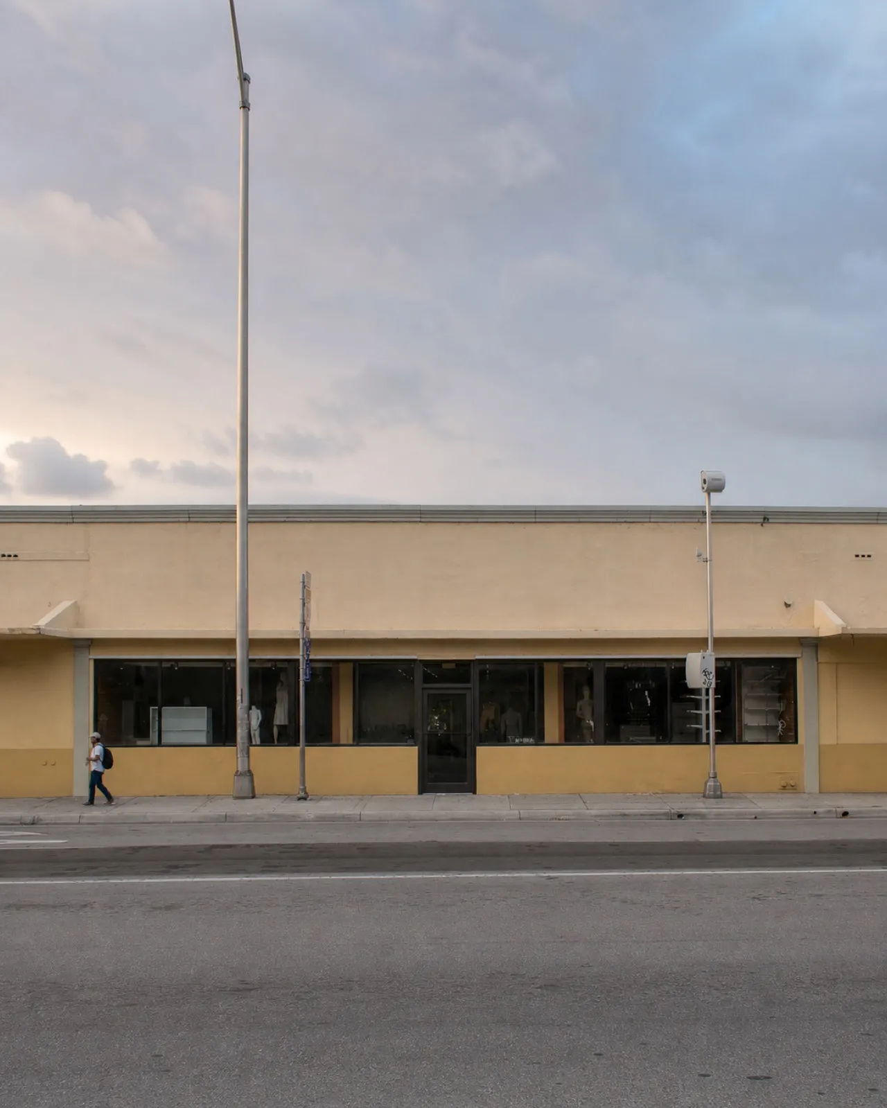 Low industrial building on an Allapattah block in Miami