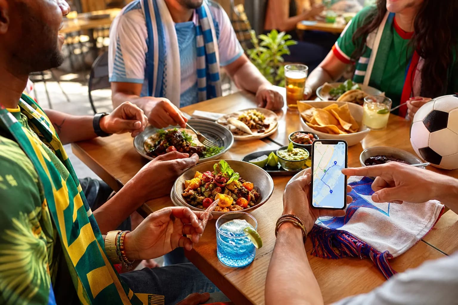 Miami World Cup match-day scene