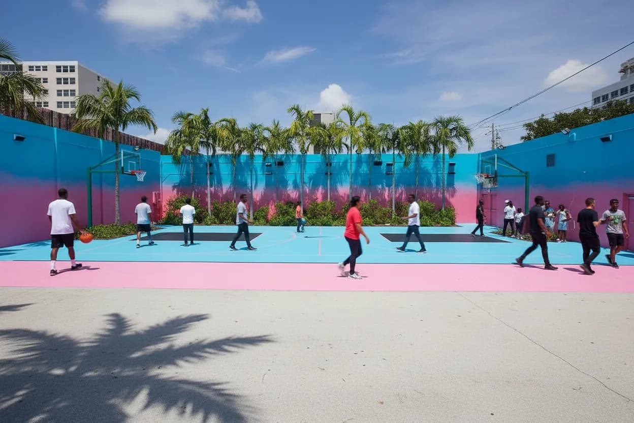 Miami experience scene for Discover Hidden Basketball Courts in Miami to Practice Like Natisha Hiedeman