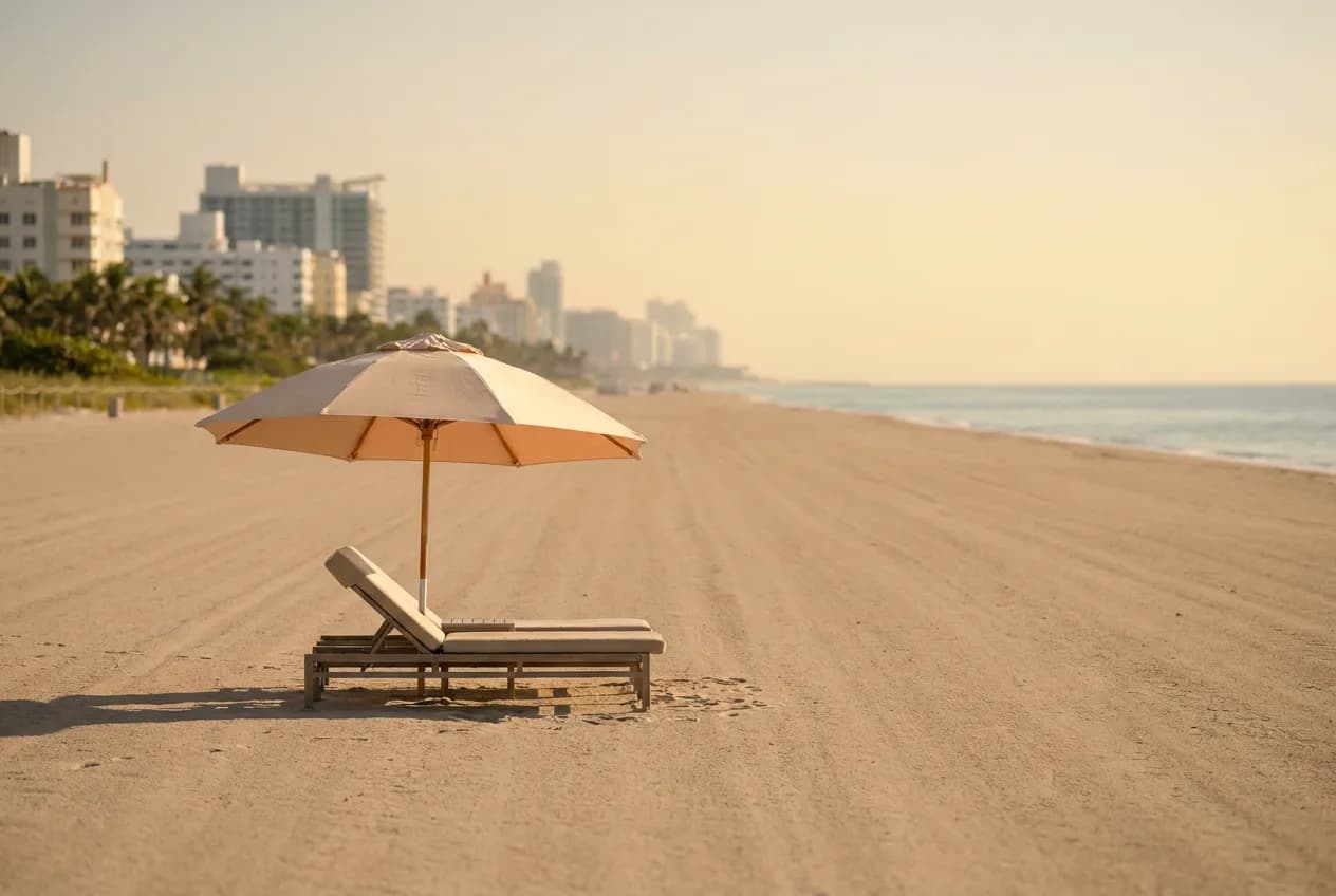 1 Hotel South Beach in Miami Beach, Miami — scene photograph
