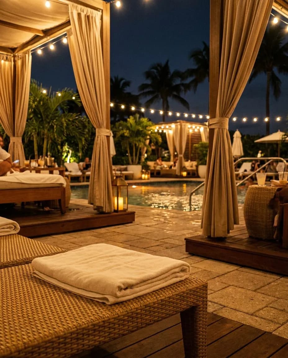 Miami Late Spring Rooftop Nightlife Map