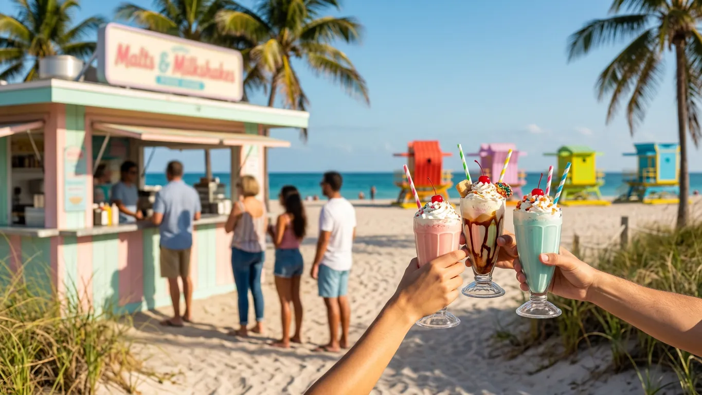Nostalgic Milkshakes and Malts with a Classic Tang in Miami