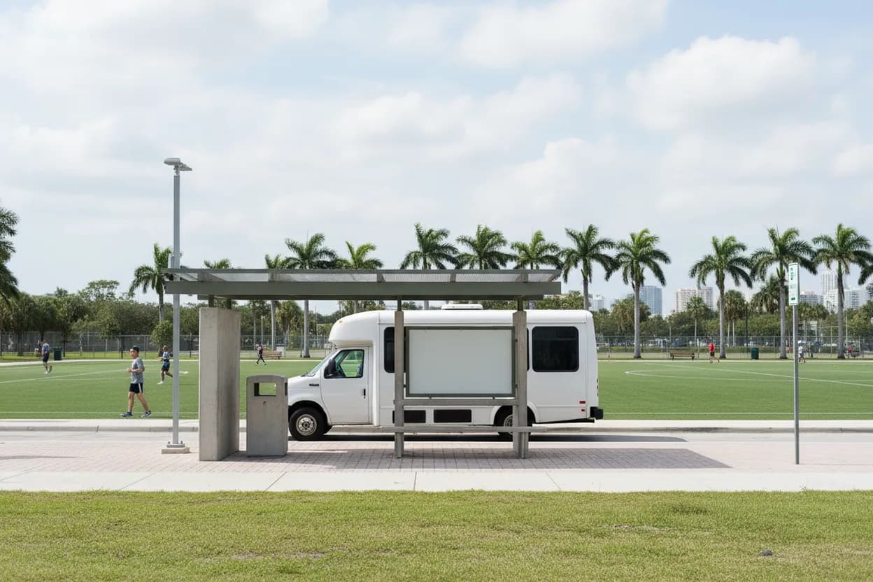 Cover scene for Michael Strahan free football clinics: Miami Local Decision Guide