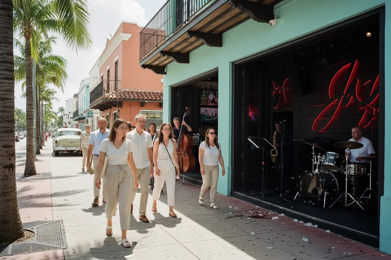 Miami experience scene for Miami Bars for a Night Out, Inspired by Nathan Fillion's Characters