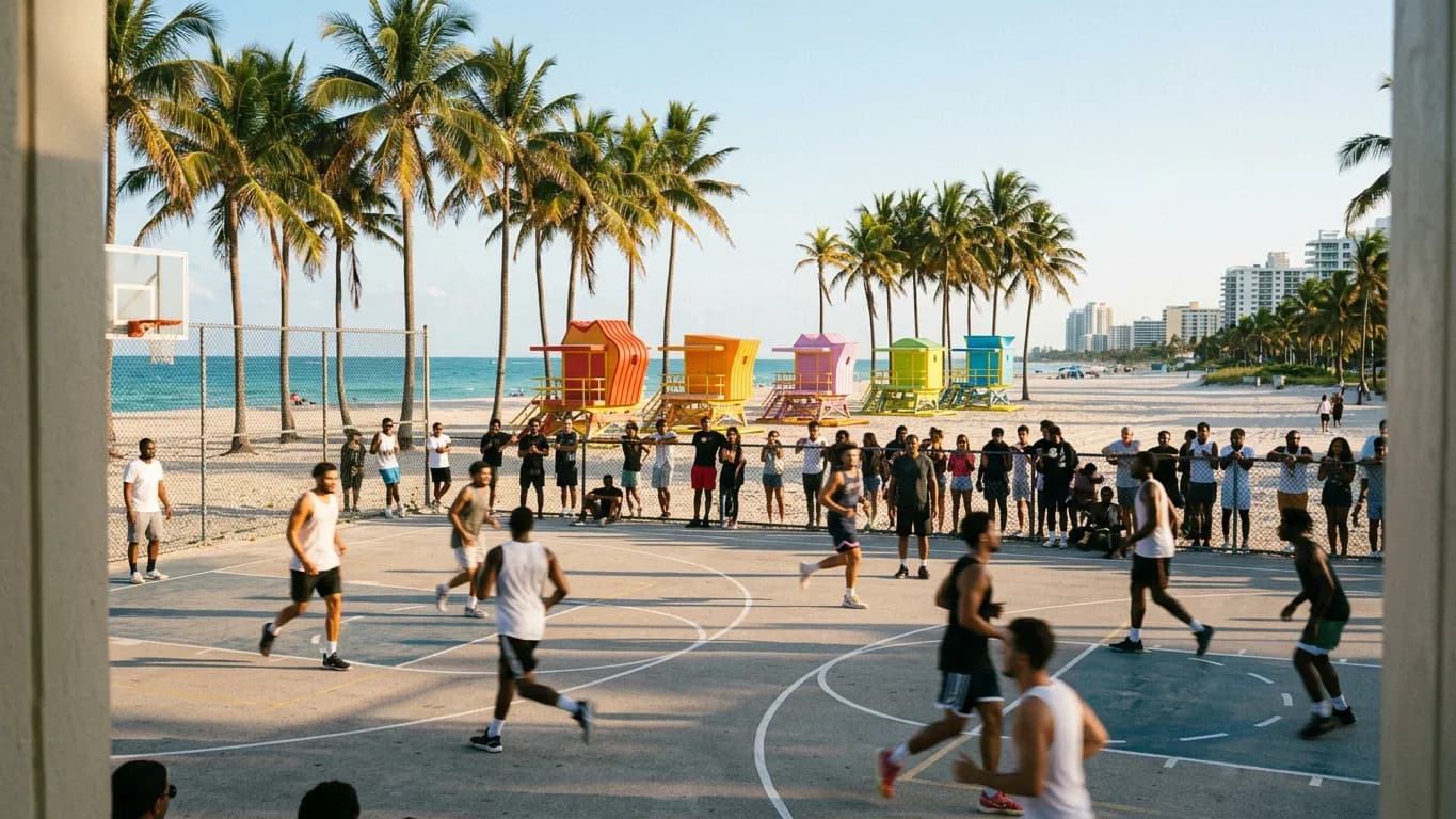 Fever vs Sky Style Play: Miami's Best Outdoor Basketball Courts