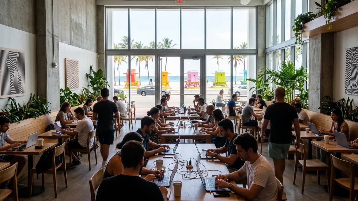 Tracking Bitcoin Price Trends at Miami's Best Laptop-Friendly Cafés