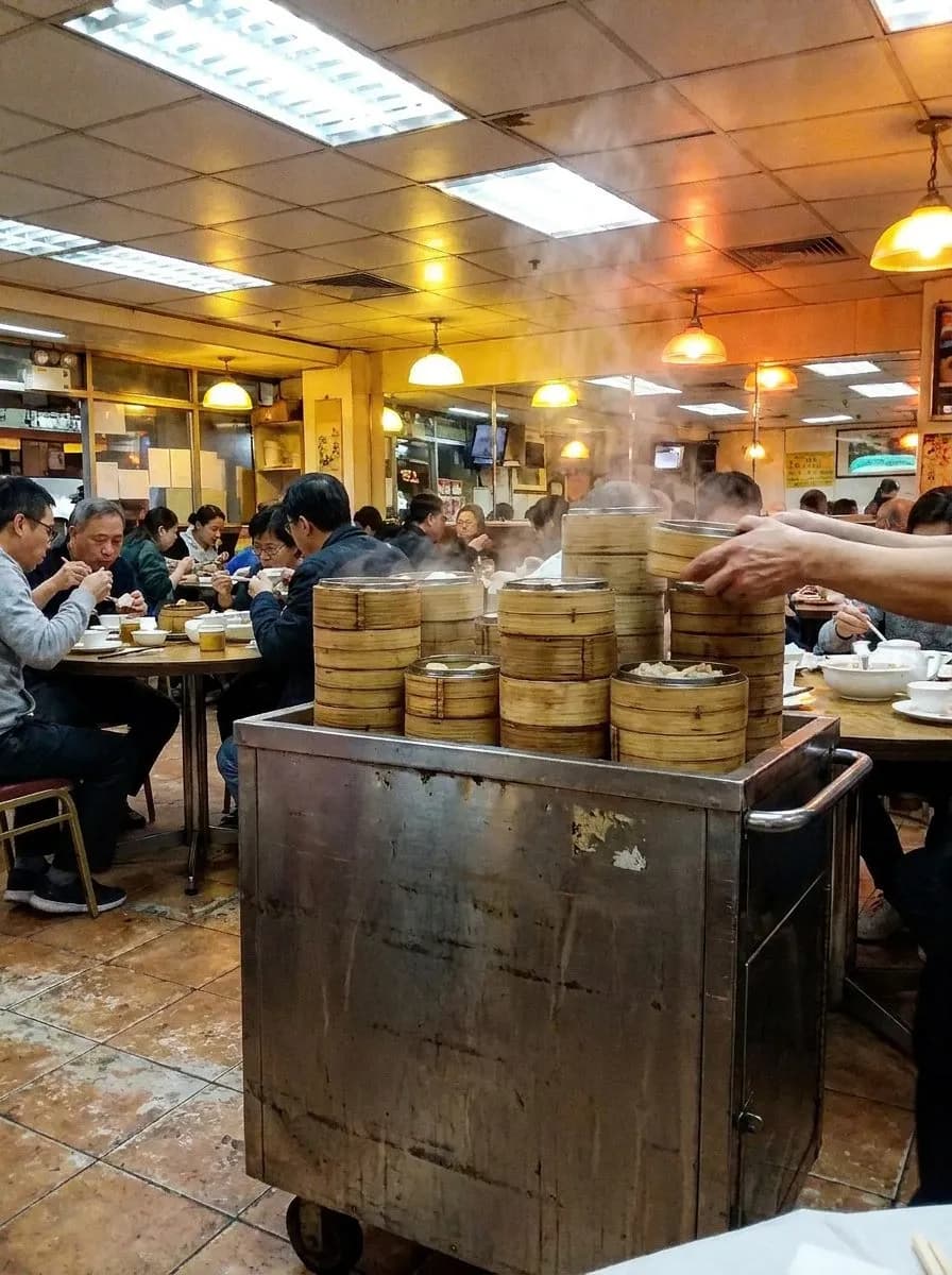 Midnight Dim Sum Cart Service in Chinatown