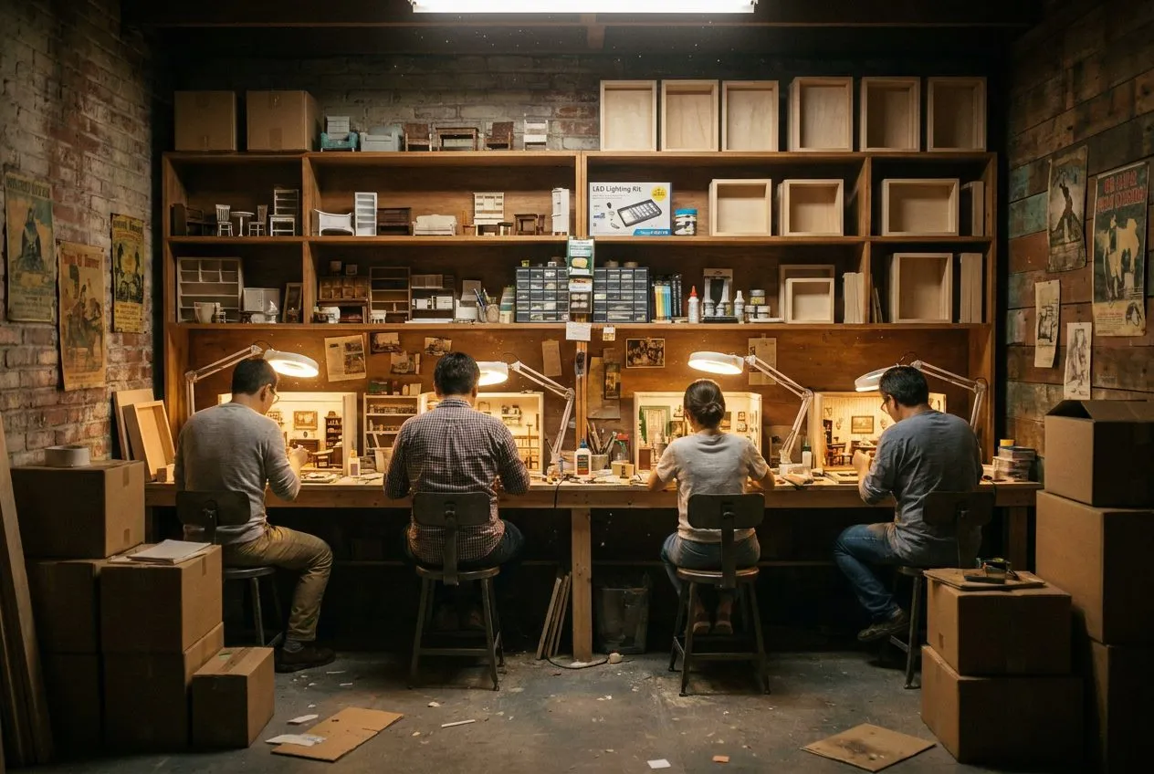 Miniature Diorama and Shadow Box Construction Studio in Bay Ridge