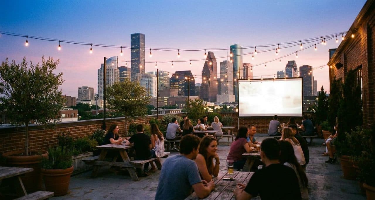 Montrose Rooftop Screenings Where Fans Watch Northern Lights Tonight and Tomorrow's Match - scene