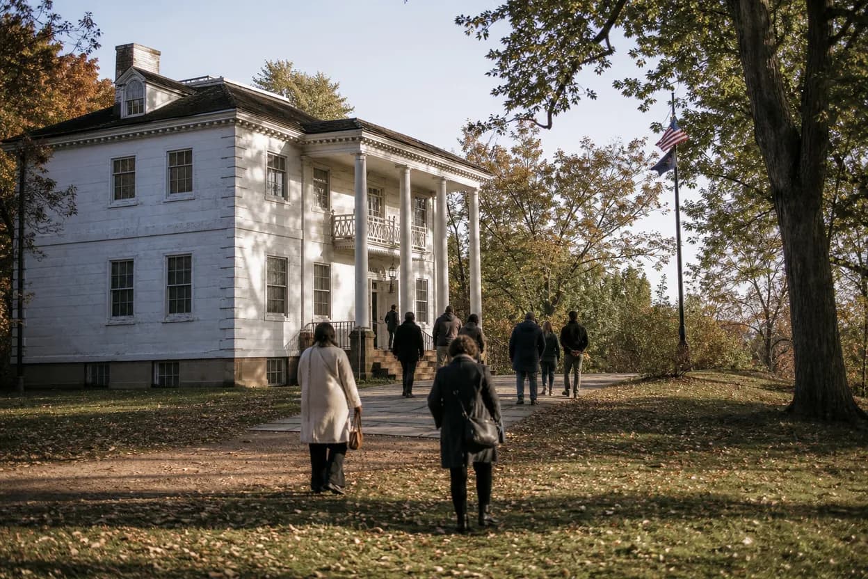 Cover scene for Morris-Jumel Mansion Garden: A Quiet Uptown History Detour Before Dinner