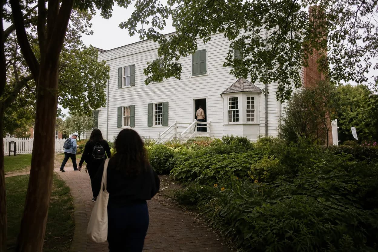 NYC experience scene for Morris-Jumel Mansion Garden: A Quiet Uptown History Detour Before Dinner