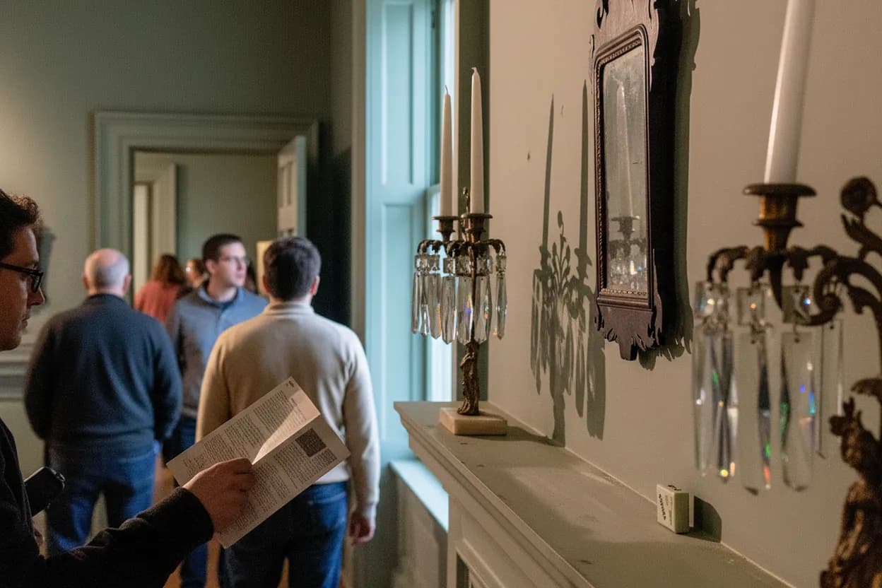 Visitor perspective at Morris-Jumel Mansion Museum