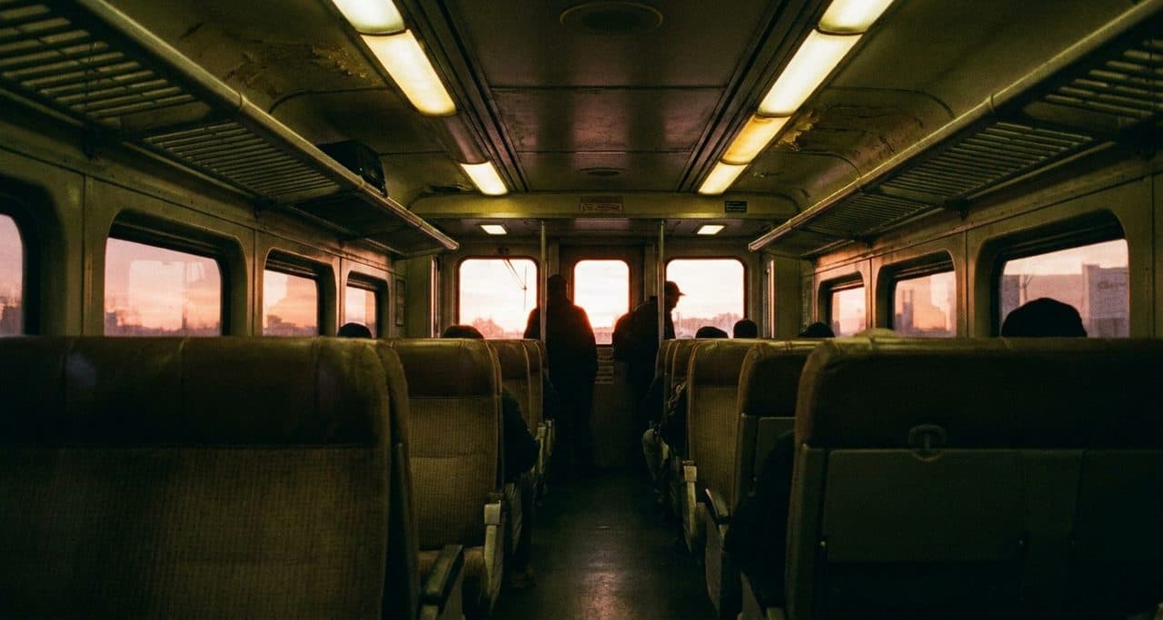 The Metro-North Window Seat at 6:15PM When the Bronx Turns Gold - scene