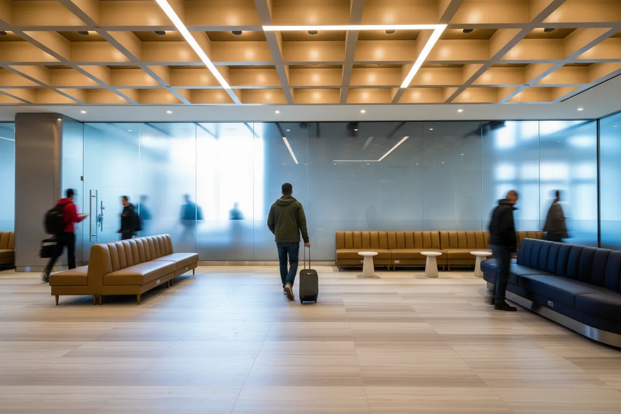 NYC experience scene for Moynihan Train Hall Waiting Test: Where to Sit Before a Delayed Amtrak