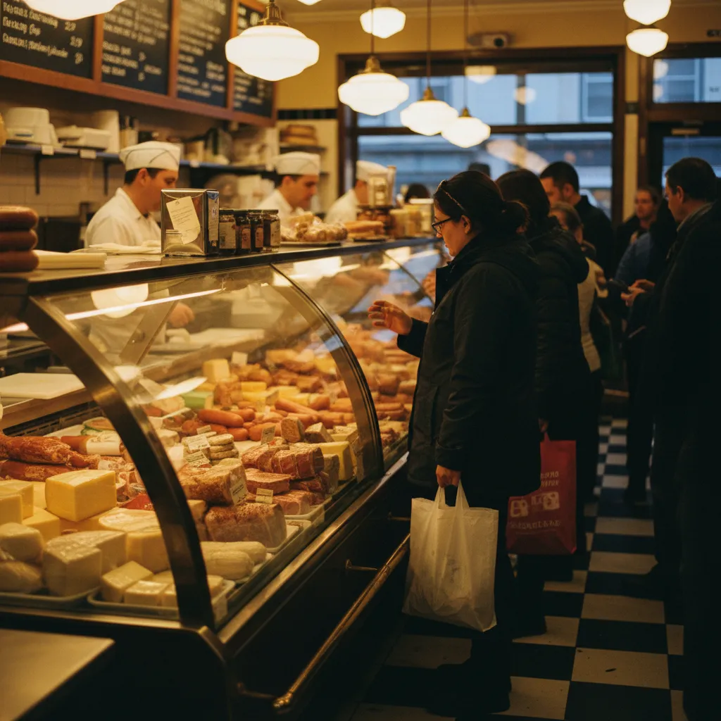 Editorial-style detail scene for Muncan Food Corp in New York.