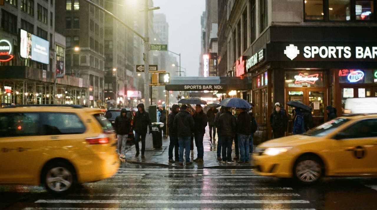 Murray Hill's Sports Bar Row: The Long Walk Between Playoff Overtime Periods - cover image