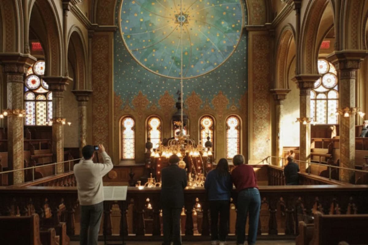 Cover scene for Museum at Eldridge Street on a Monday: A Gilded Synagogue Cooldown Below Canal