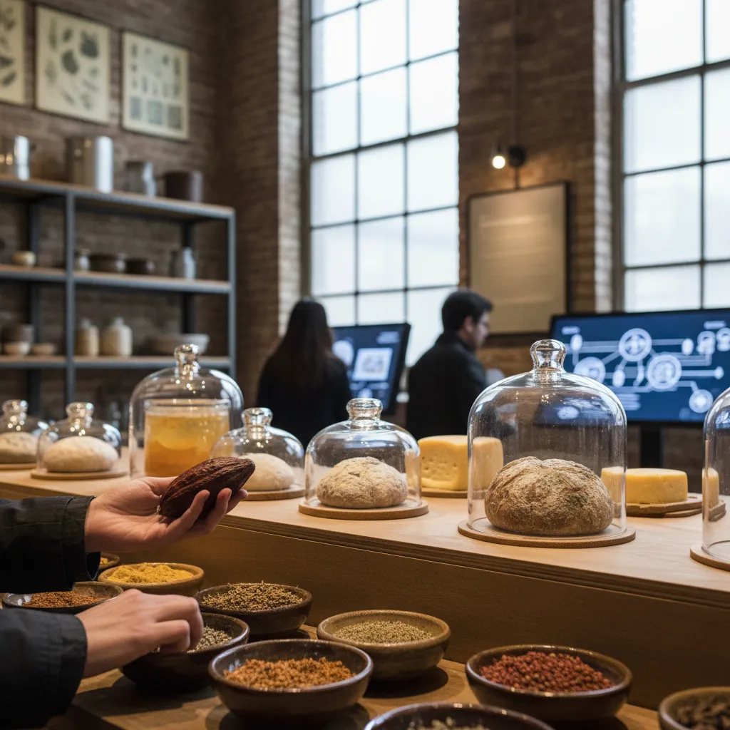 Editorial-style detail scene for Museum of Food and Drink in New York.