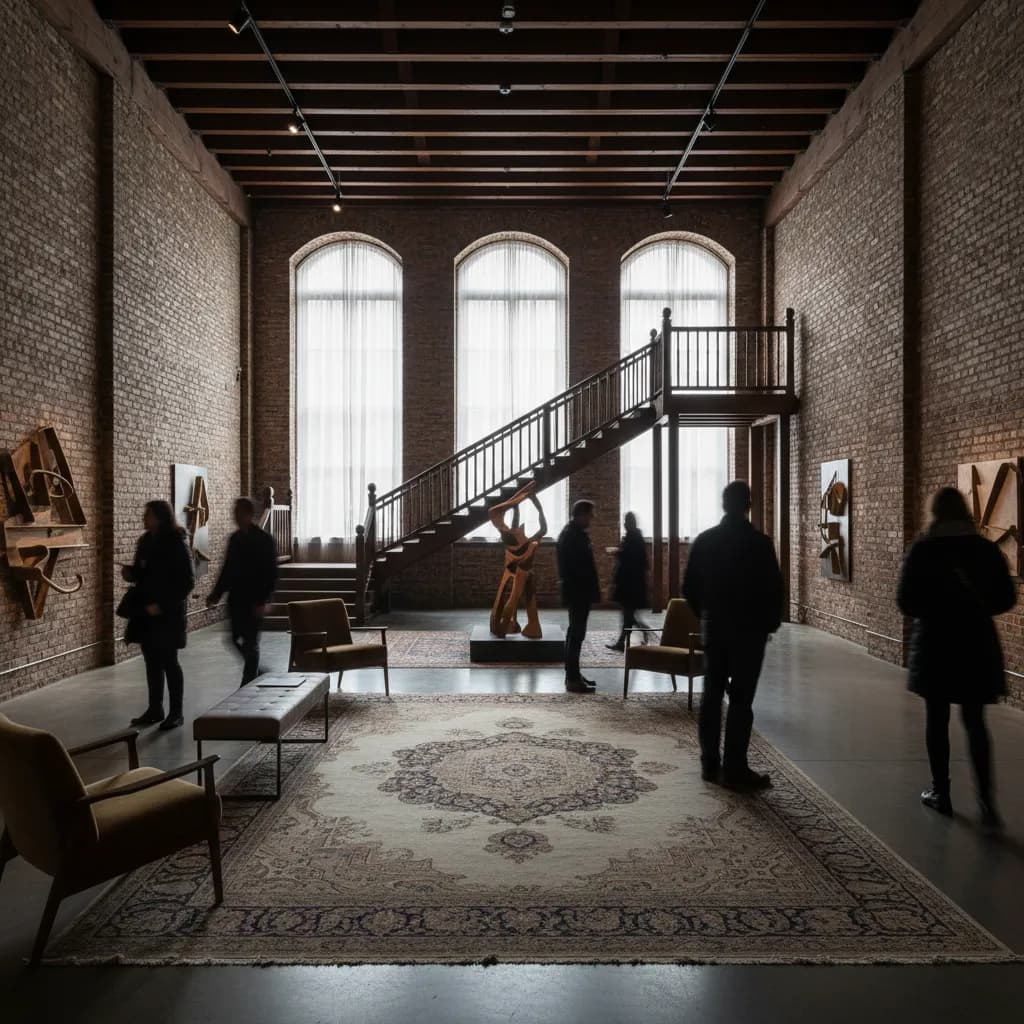 Editorial-style realistic scene inspired by National Arts Club in New York.