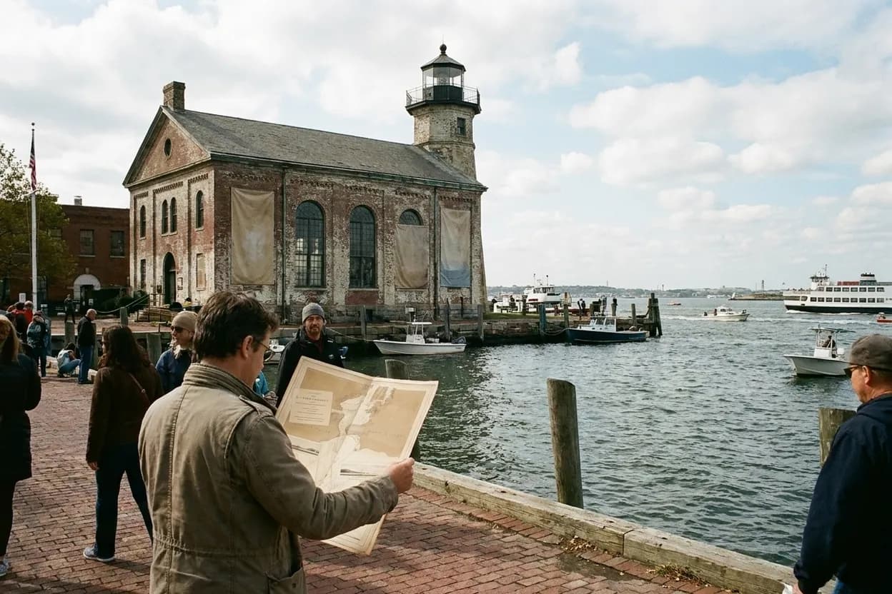 Cover scene for National Lighthouse Museum: The Harbor-History Museum Hiding in St. George