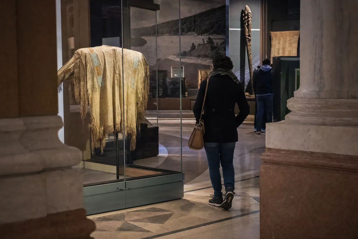 NYC experience scene for National Museum of the American Indian on a Hot July Afternoon: A Free Downtown Cool-Off With Real Exhibits