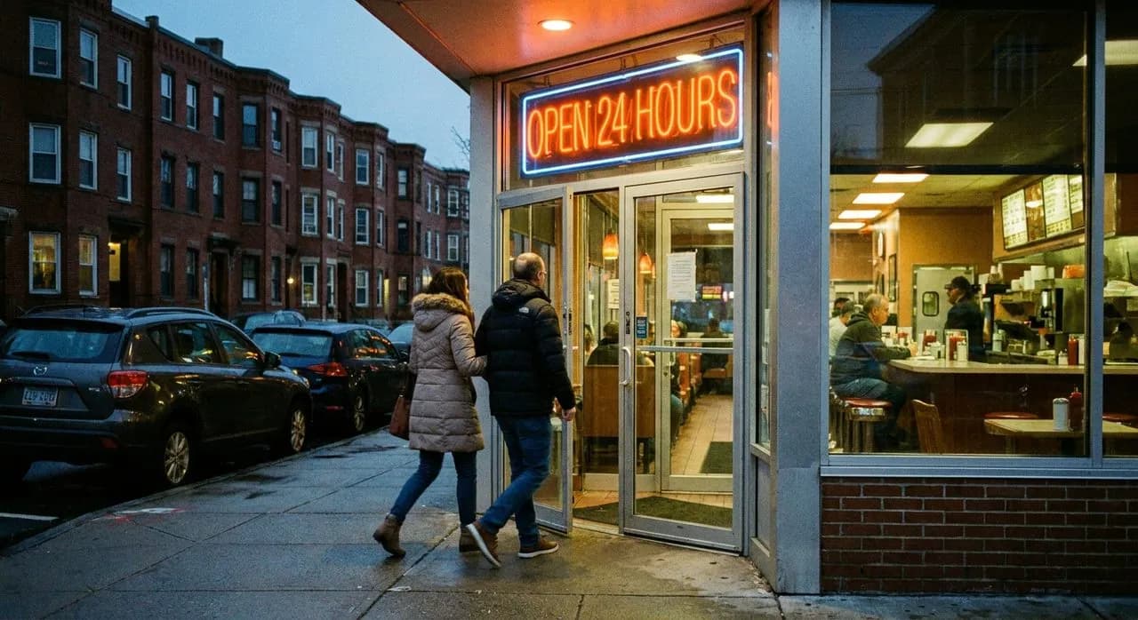 Neighborhood Diners with Counter Seating and All-Day Breakfast in South Boston