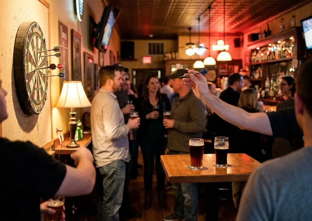 Neighborhood Pubs with Dart Boards and Local Taps in Astoria